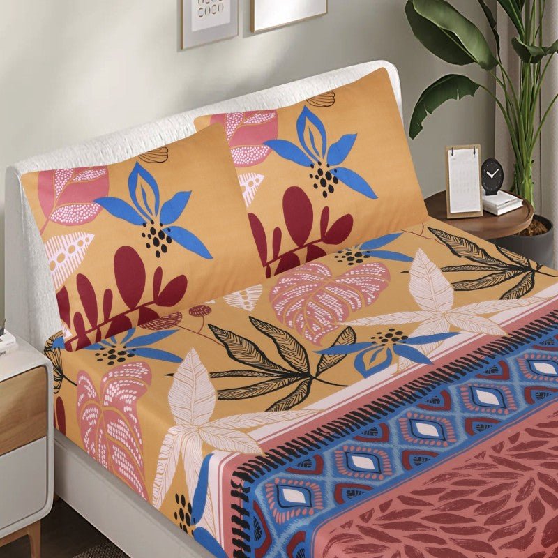 Tea Pink Geomatrical - Fitted Sheet Set - Windsorlino.com
