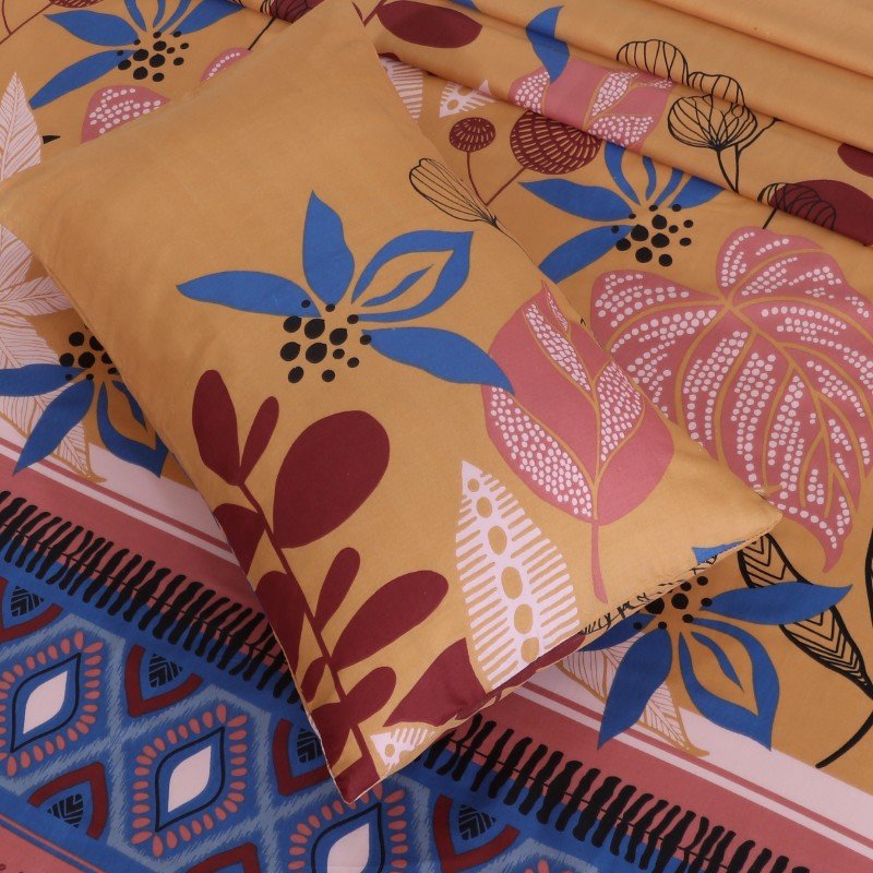 Tea Pink Geometrical - Bed Sheet Set - Windsorlino.com