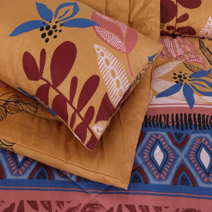 Tea Pink Geometrical - Winter Razai Set - Windsorlino.com