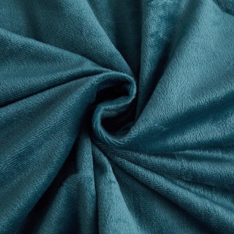 Teal & Grey Velvet - Reversible 9pcs Winter Razai Set (Luxury) - Windsorlino.com