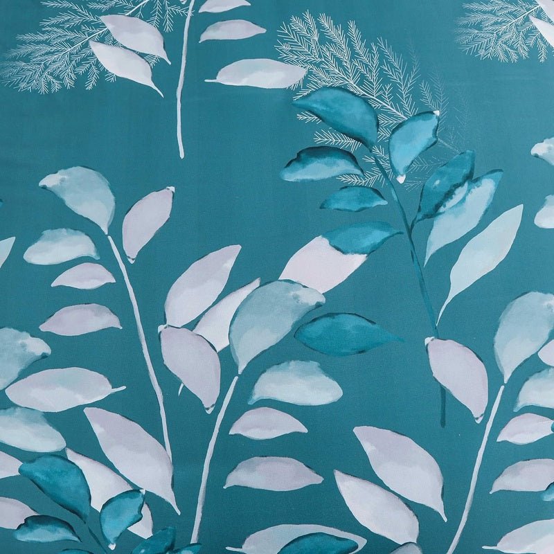 Teal Leaves - Bed Sheet Set - Windsorlino.com