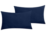 Blue Stripes-Pack of 2 Pillow Cases (Luxury)