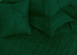 V Pin Tuck Imperial Castleton Green-Bed Set (Luxury)