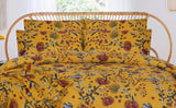 Mustard Floral-Comforter Set