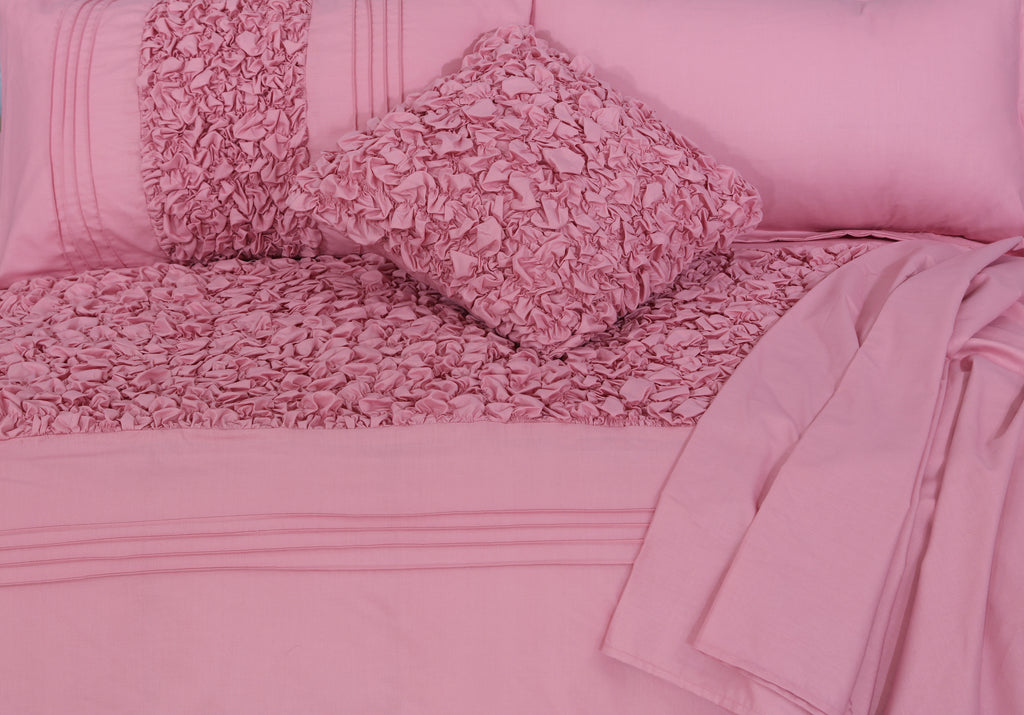 Cuddly Imperial Pink-Bed Set 8 Pcs (Luxury)