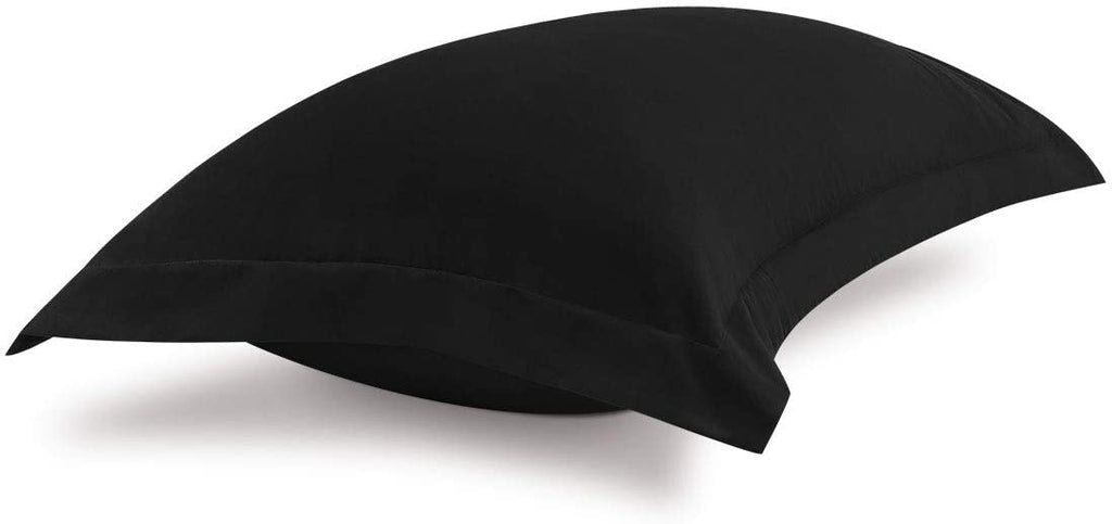 Imperial Black-Pack of 2 Pillow Cases Sham (Luxury)