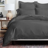 Imperial Charcoal Grey-Bed Sheet Set (Luxury)