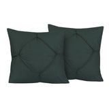 Castleton Green Pin Tuck-Cushion Covers Pack of Two
