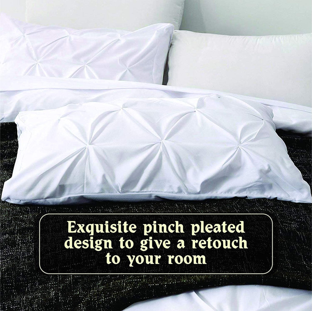Diamond Pin Tuck Imperial Maroon-Bed Set 8 Pcs (Luxury)