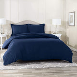 Imperial Navy Blue-Bed Sheet Set (Luxury)
