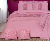 Cuddly Imperial Pink-Bed Set 8 Pcs (Luxury)