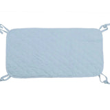 Waterproof Quilted Sheet Saver Pad For Baby Crib-Sky Blue