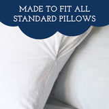 Cotton Terry-Pack of 2 Pillow Protector