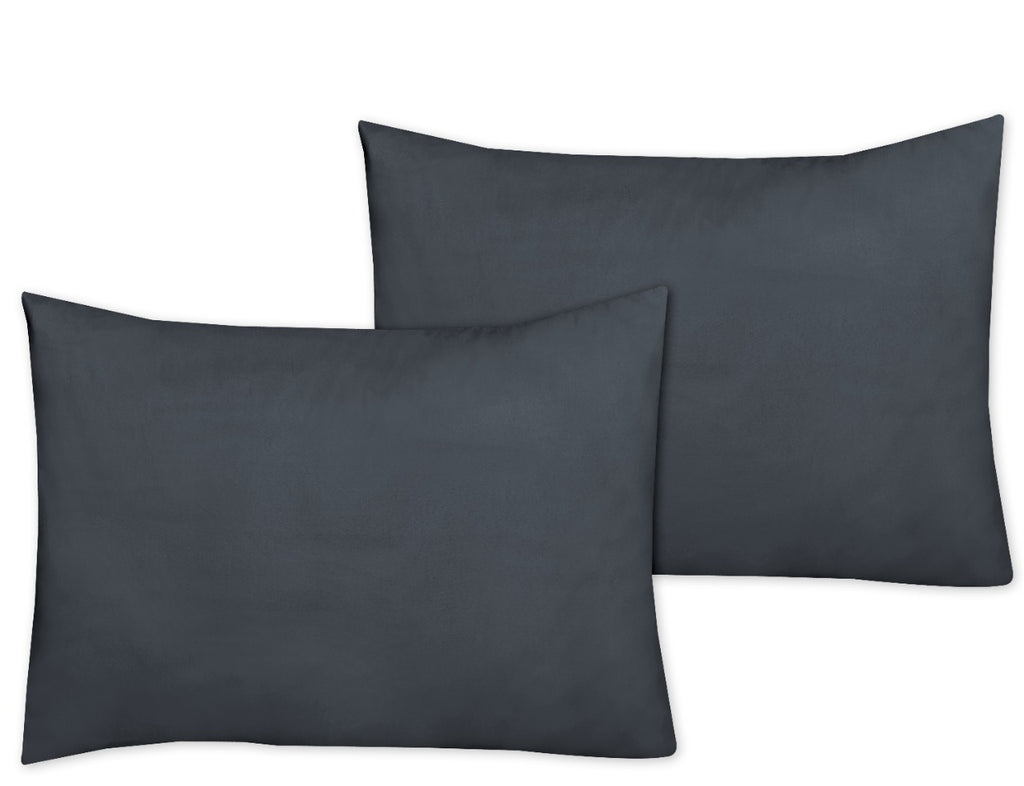 Iron Grey-Pack of 2 Pillow Cases (Luxury)