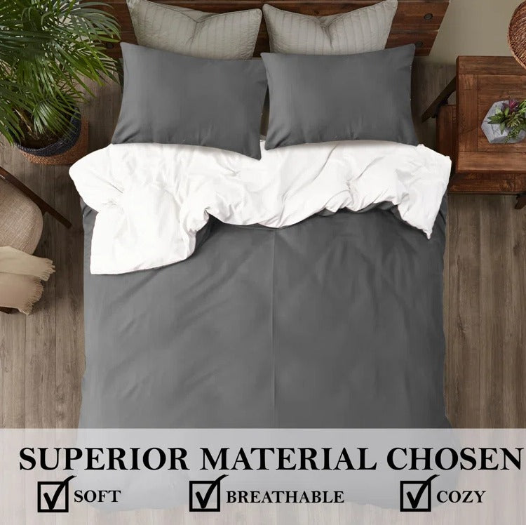 white bed sheets