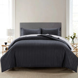 Black Stripe-Bed Set 6 Pcs (Luxury)