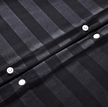 black bed sheets