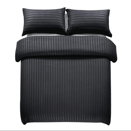black bed sheets
