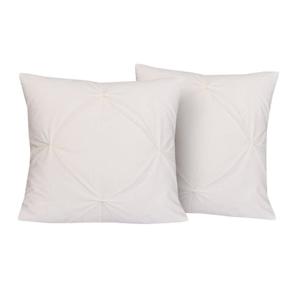 Cream Pin Tuck - Cushion Covers Pack of Two - Windsorlino.com