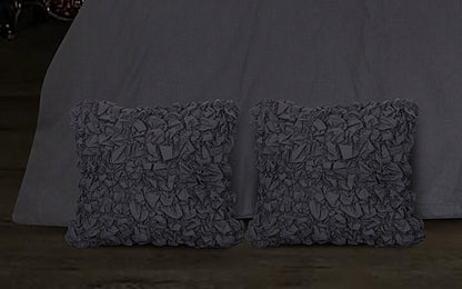 Cuddly Imperial Charcoal Grey - Bed Set 8 Pcs (Luxury) - Windsorlino.com