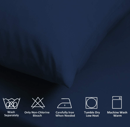 Ferrera Navy - Duvet Cover Set - Windsorlino.com