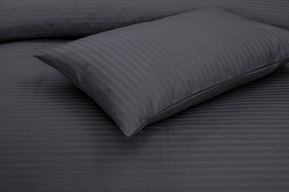 Grey Stripe - Bed Sheet Set - Windsorlino.com