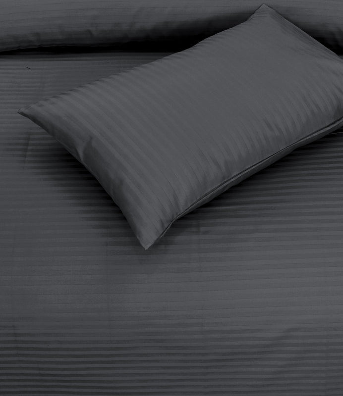 Grey Stripe - Bed Sheet Set - Windsorlino.com