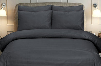 Grey Stripe - Bed Sheet Set - Windsorlino.com