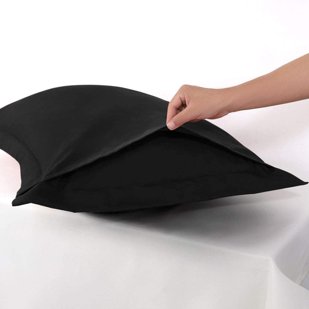 Imperial Black - Pack of 2 Pillow Cases Sham (Luxury) - Windsorlino.com