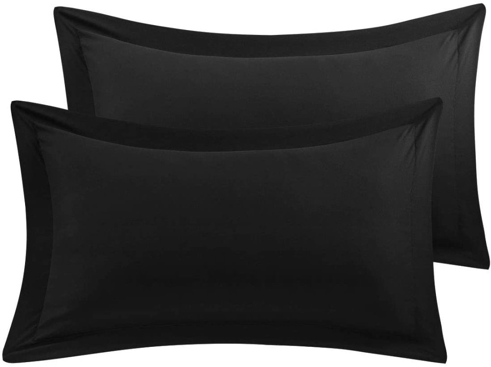 Imperial Black - Pack of 2 Pillow Cases Sham (Luxury) - Windsorlino.com