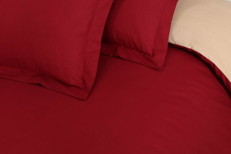 Imperial Burgundy&Beige - Duvet Cover Set (Luxury) - Windsorlino.com