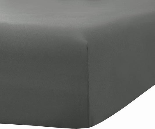 Imperial Charcoal Grey - Luxury Fitted Sheet - Windsorlino.com