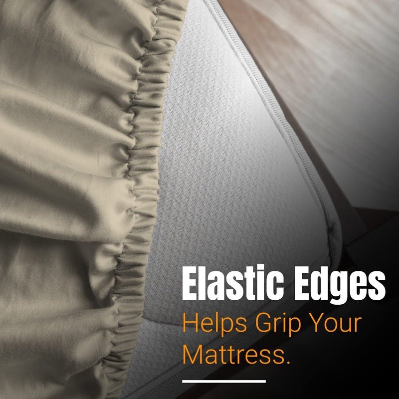 Imperial Charcoal Grey - Luxury Fitted Sheet - Windsorlino.com