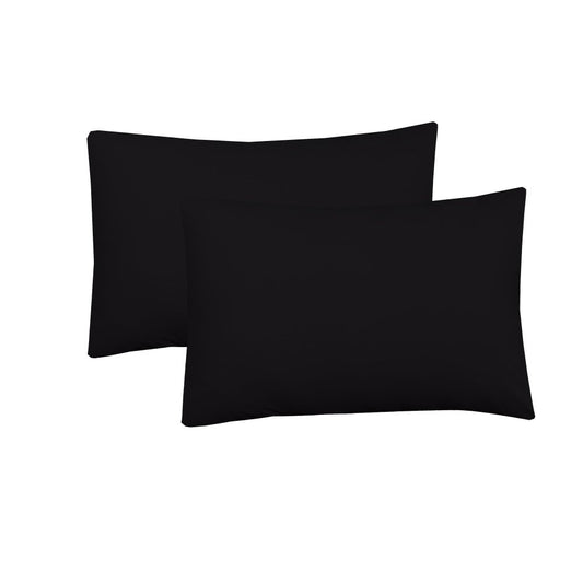 Jet Black Luxury - Pack of 2 Pillow Cases - Windsorlino.com