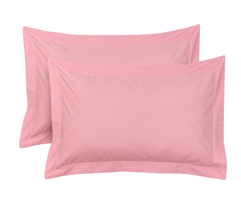 Imperial Pink-Pack of 2 Pillow Cases Sham (Luxury)