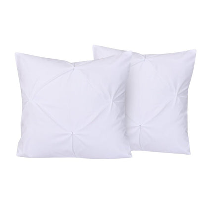 White Pin Tuck - Cushion Covers Pack of Two - Windsorlino.com